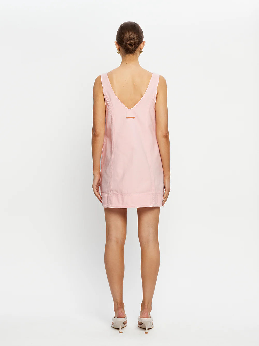 KIVARI Ilaria Denim Dress-pink
