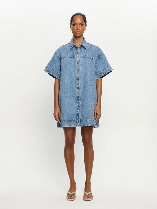 KIVARI Marla Denim Mini Dress