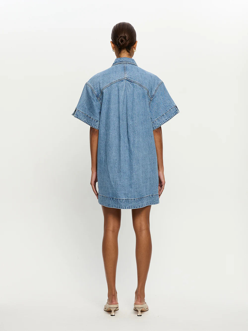 KIVARI Marla Denim Mini Dress