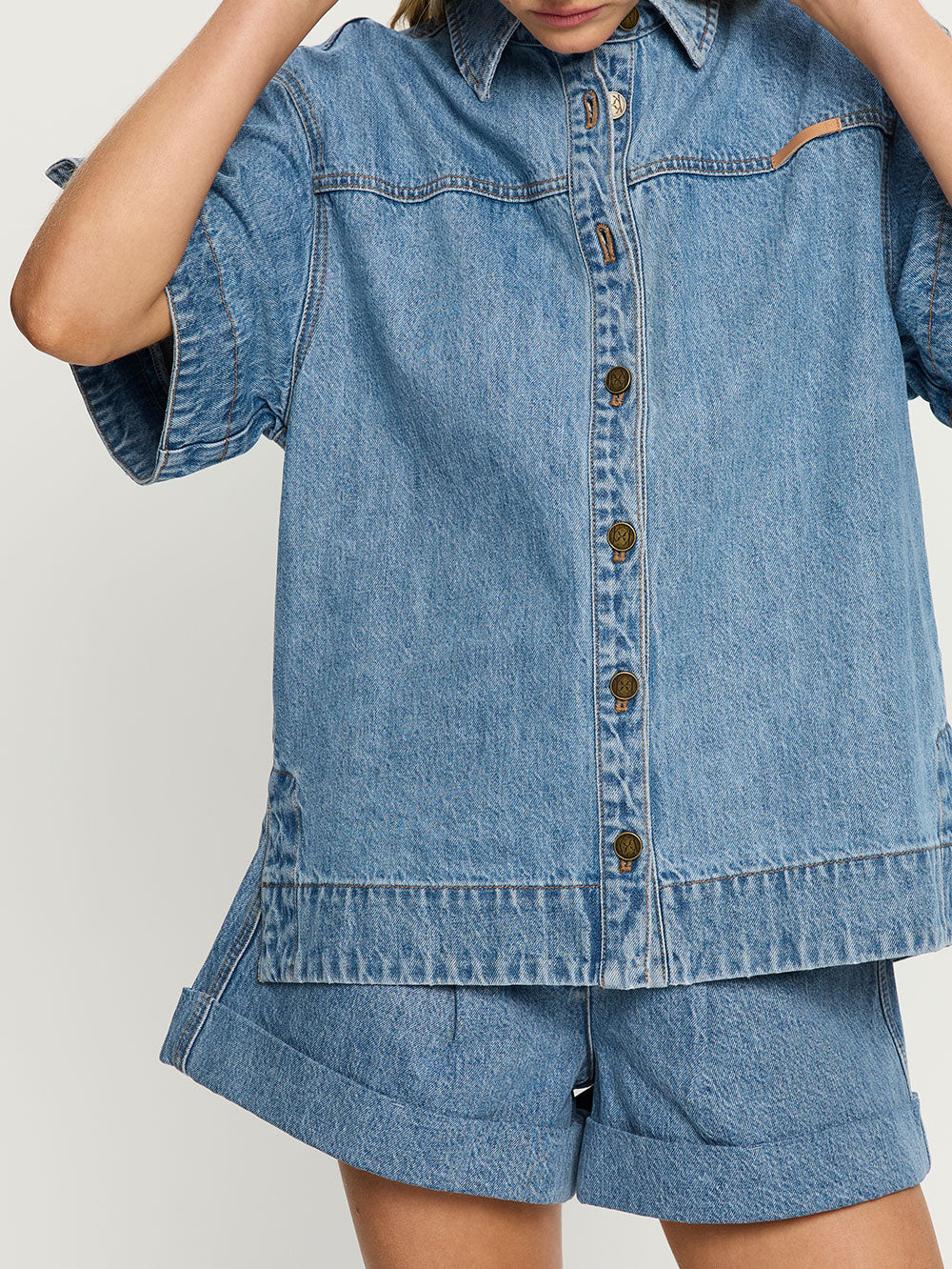 KIVARI Marla Denim Shirt
