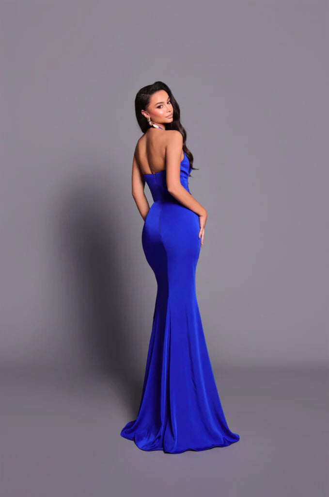 NICOLETTA Poppy Dress-cobalt blue