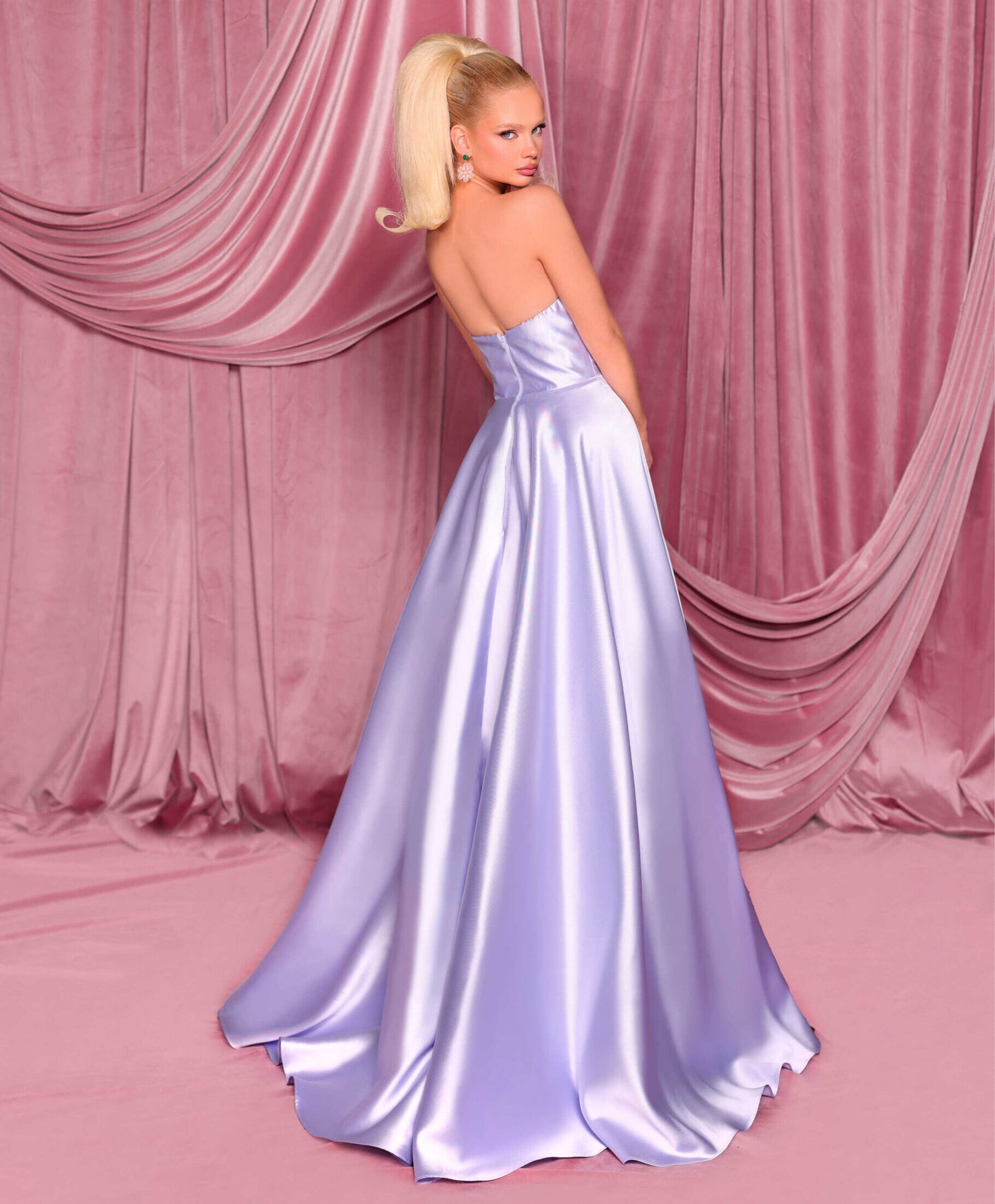 NICOLETTA Violet Dress-lilac