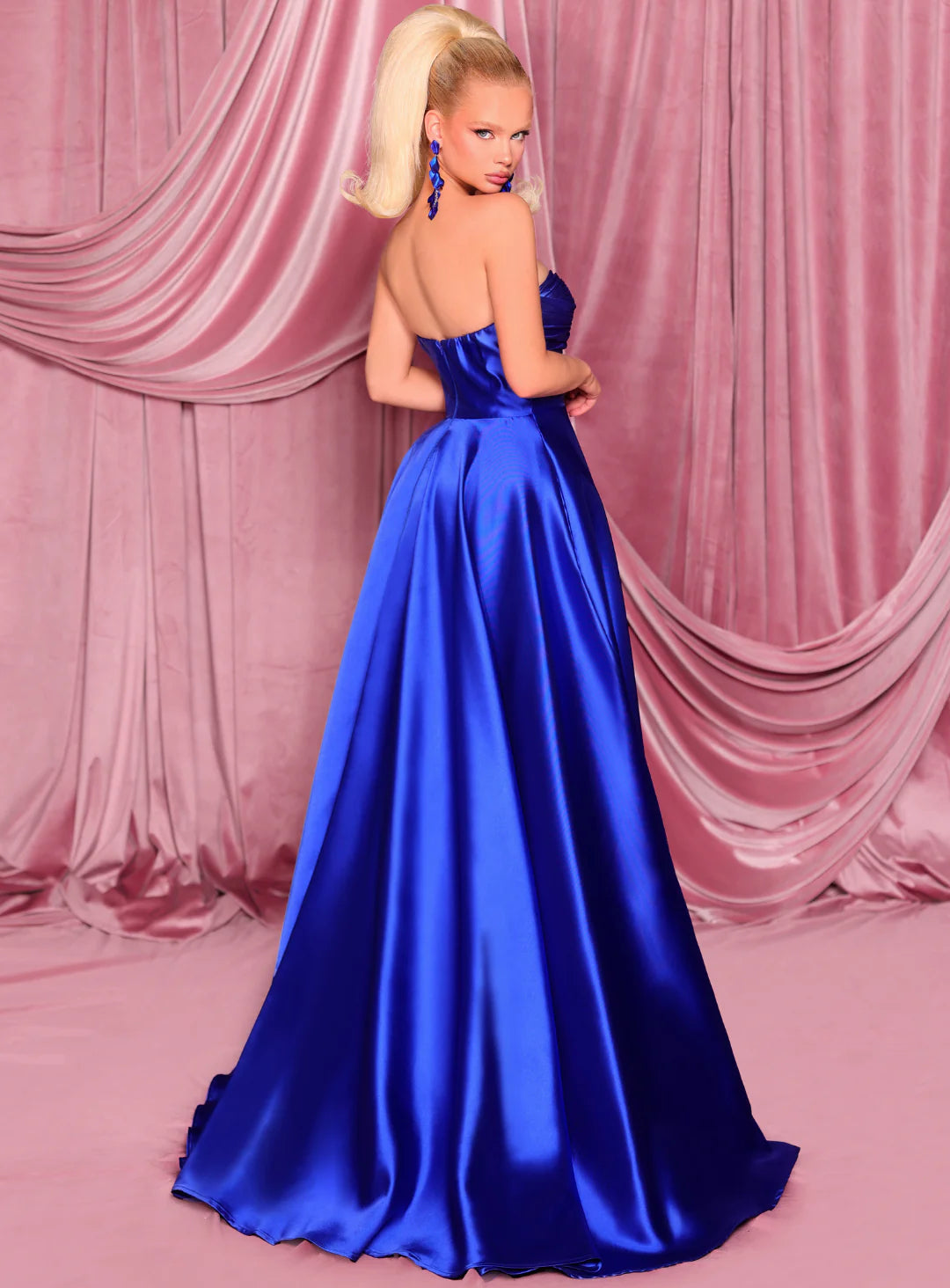 NICOLETTA Jasmine Dress-cobalt