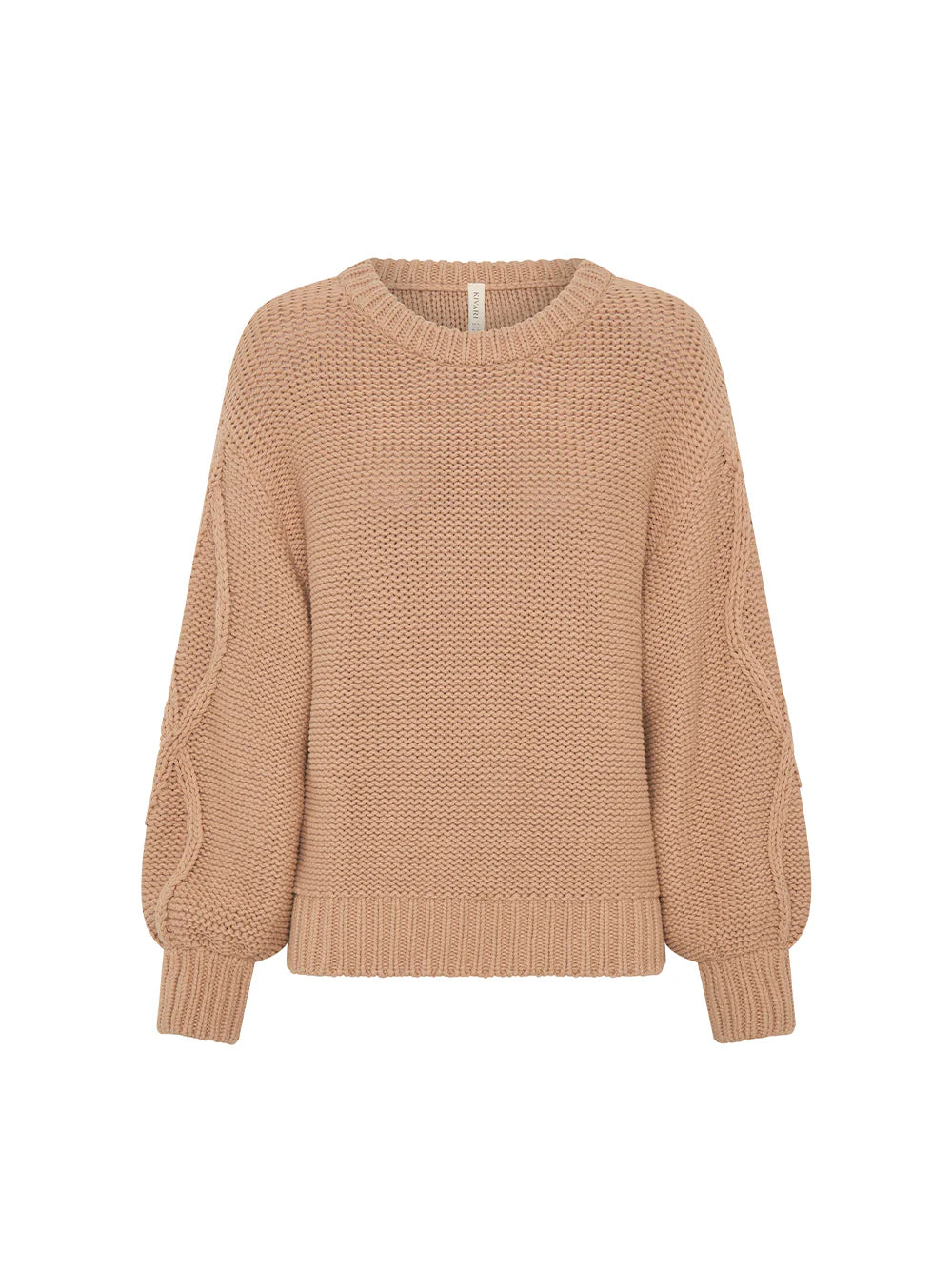 KIVARI - Olesia Knit Sweater in Latte