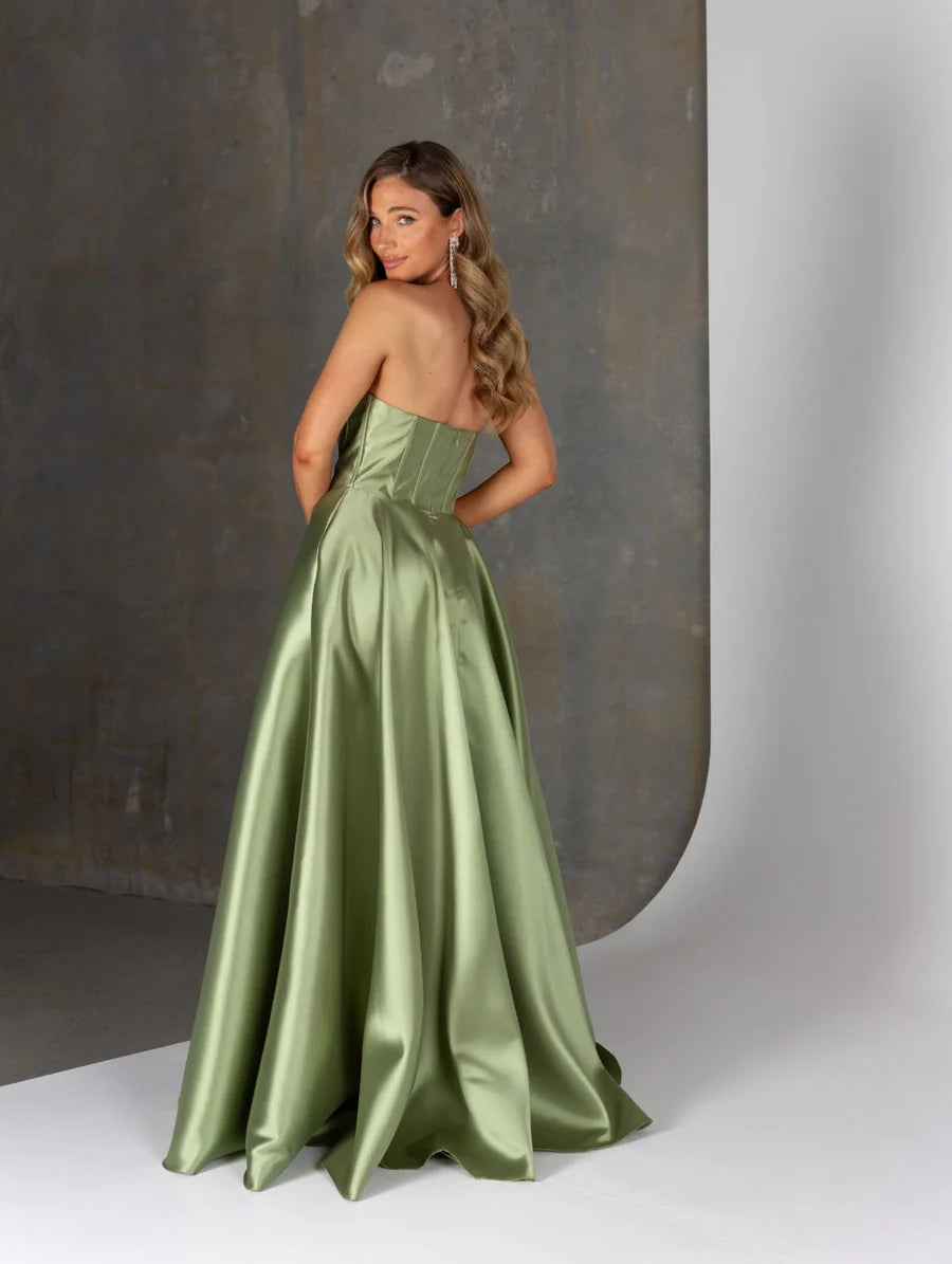 TANIA OLSEN Onana Formal Dress-sage