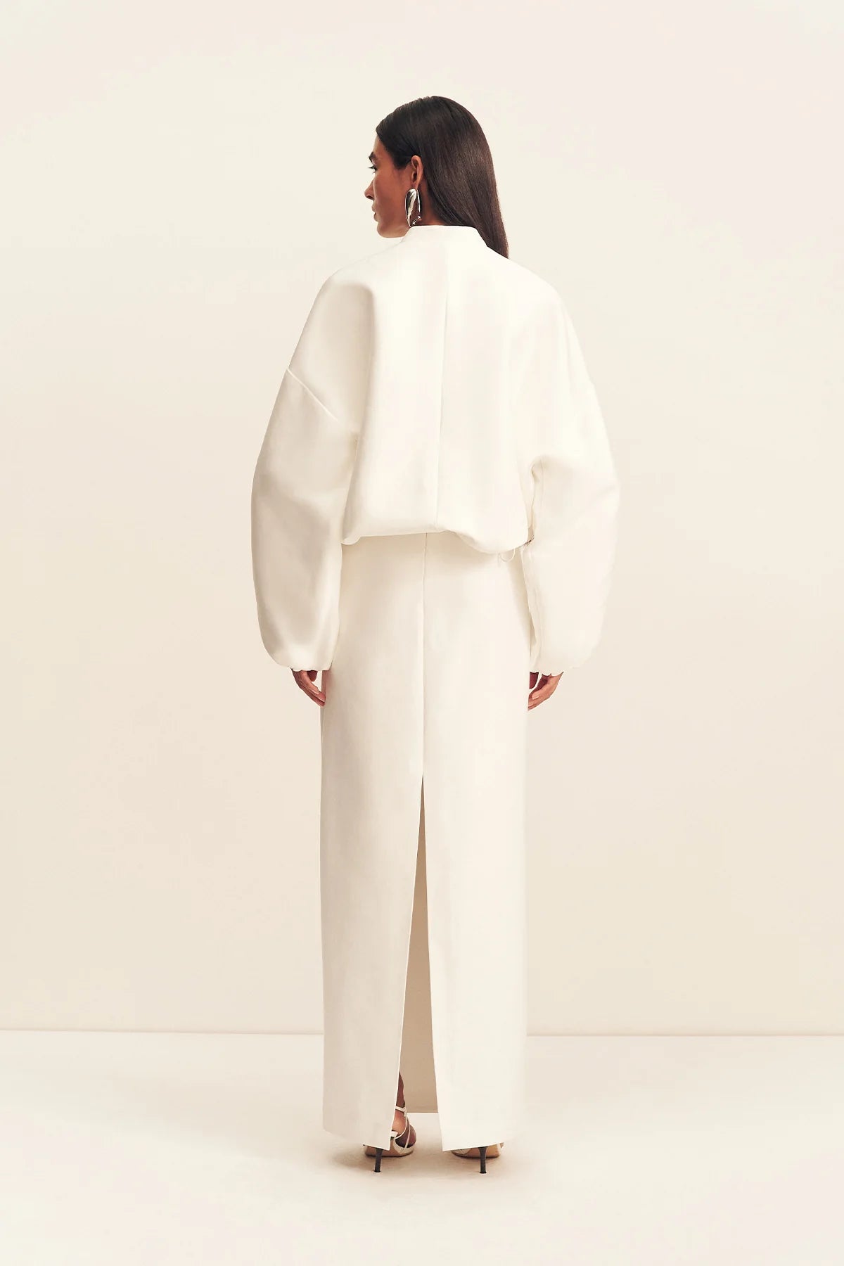 SHONA JOY - Otis Bomber Jacket in Ivory