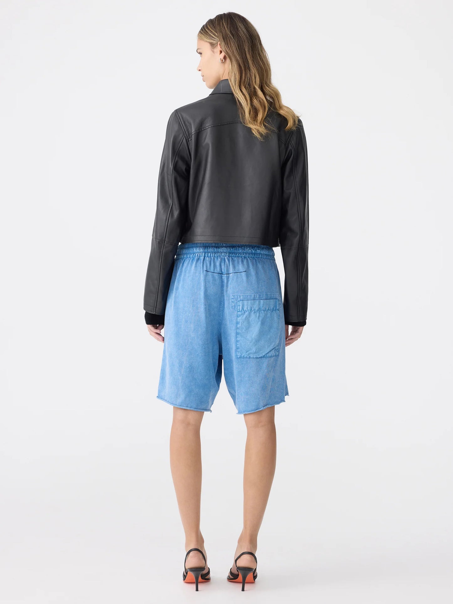 BASSIKE - Leather Minimal Jacket - Black