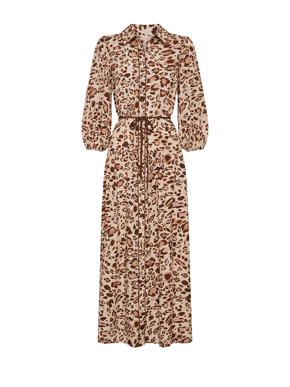 KIVARI - Paris Maxi Dress in Leopard