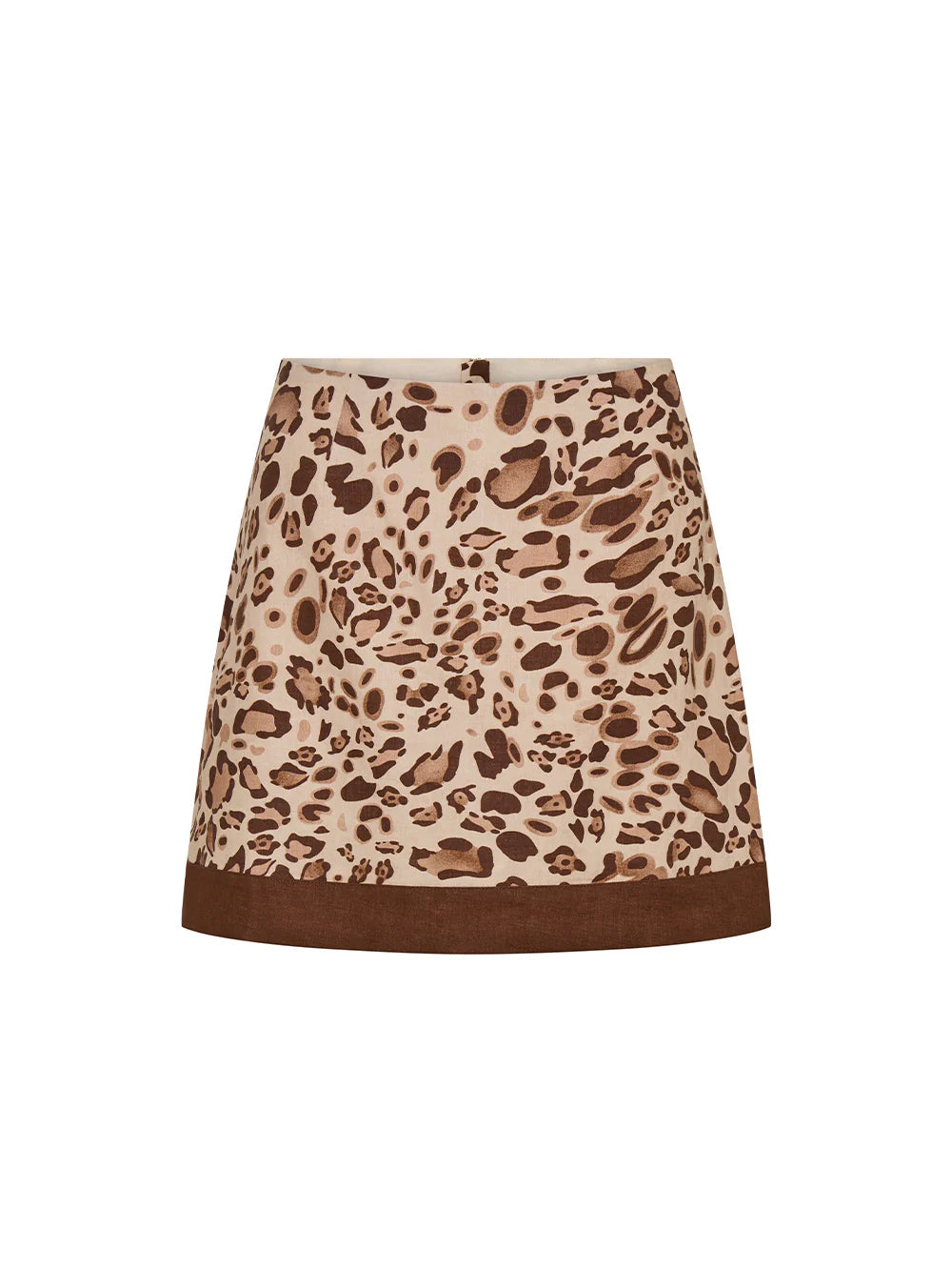 KIVARI - Paris Mini Skirt in Leopard