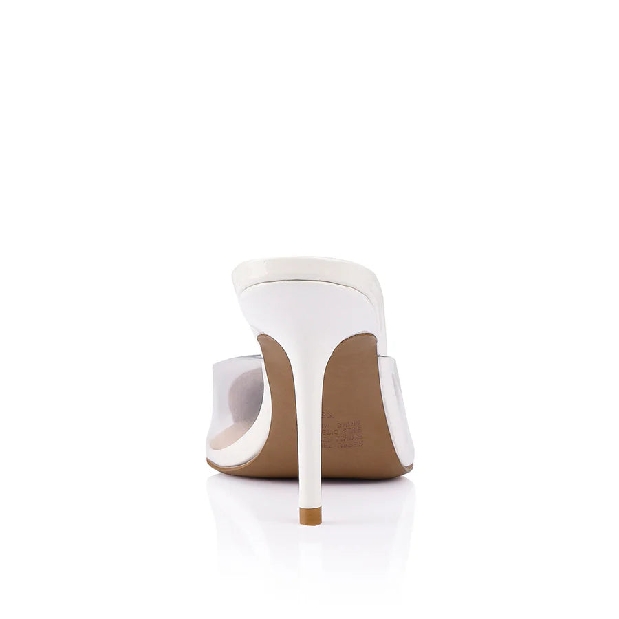 LANA WILKINSON Raquel Stiletto Mule-ivory