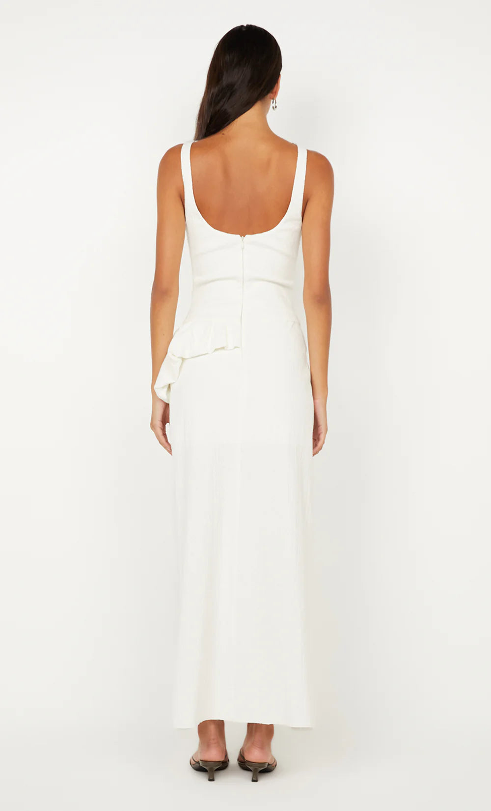 BEC + BRIDGE ROWENA Asym Dress-white