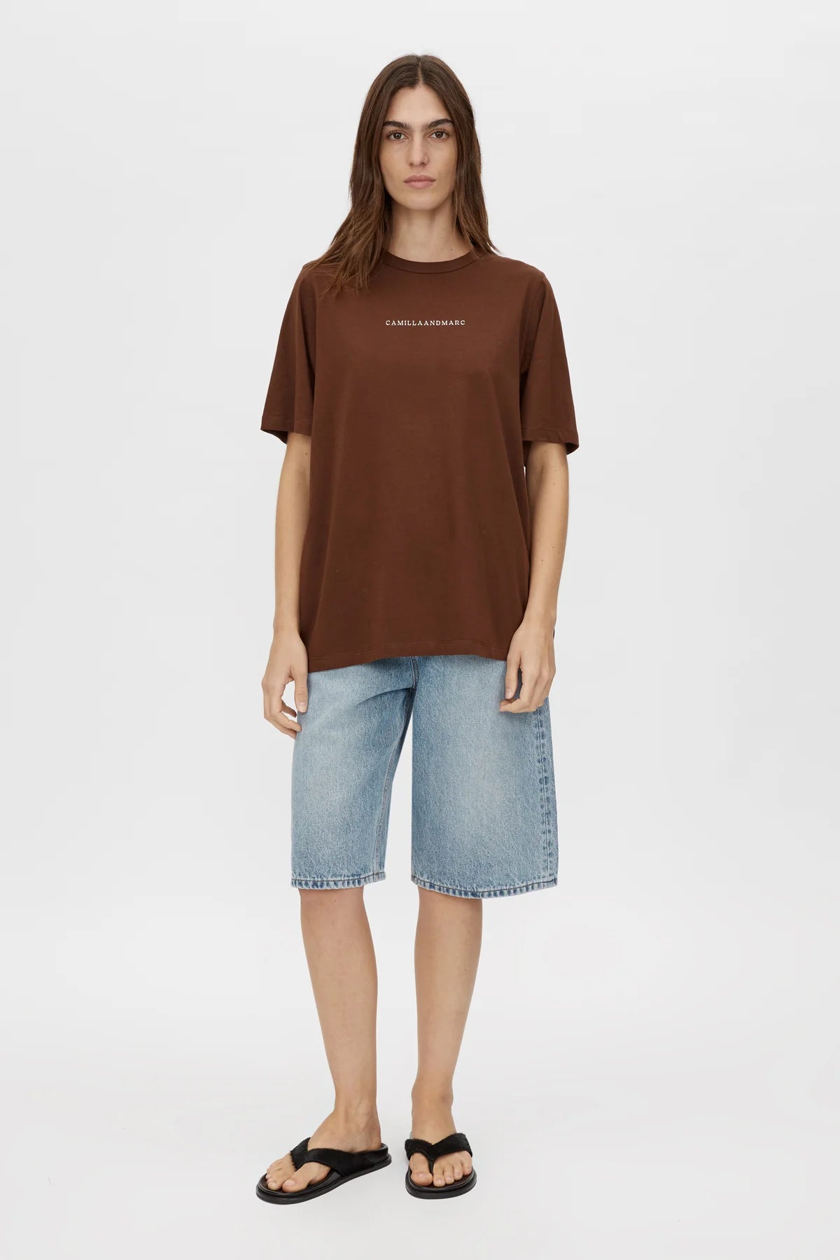 CAMILLA AND MARC Suvero Tee-chocolate