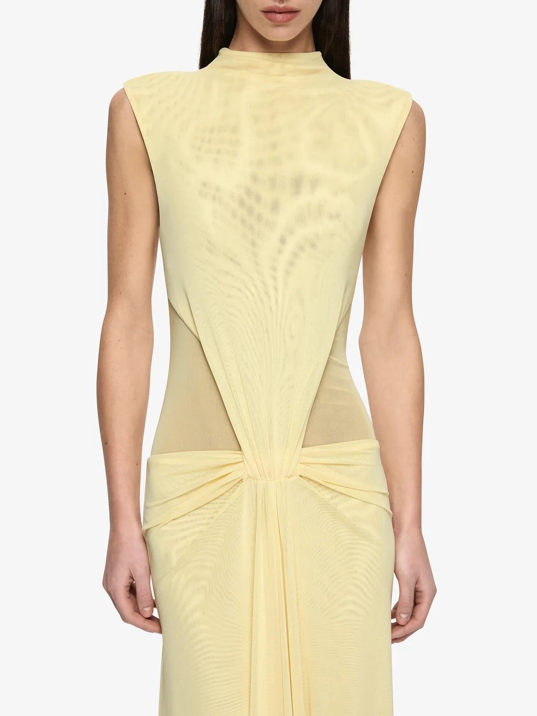 BEC + BRIDGE - Odea Gathered Maxi Dress in Lemon Cream