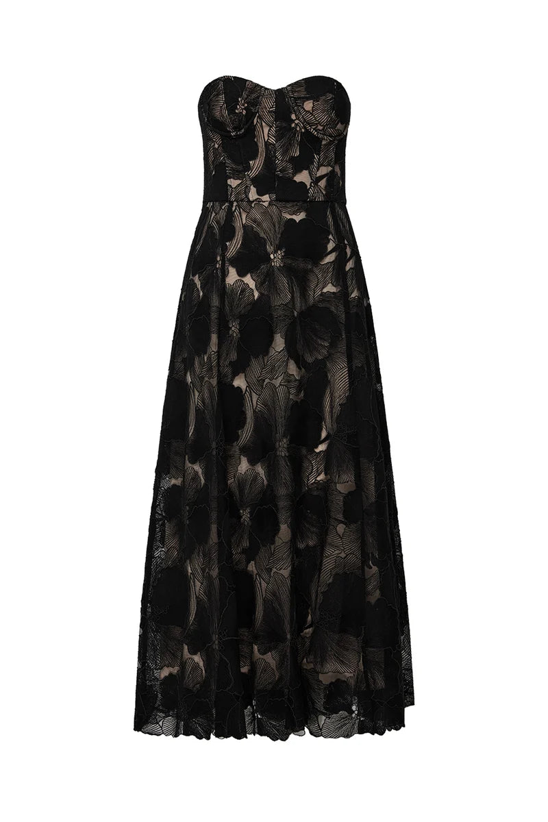 Manning Cartell - Sheer Force Strapless Dress IN BLACK