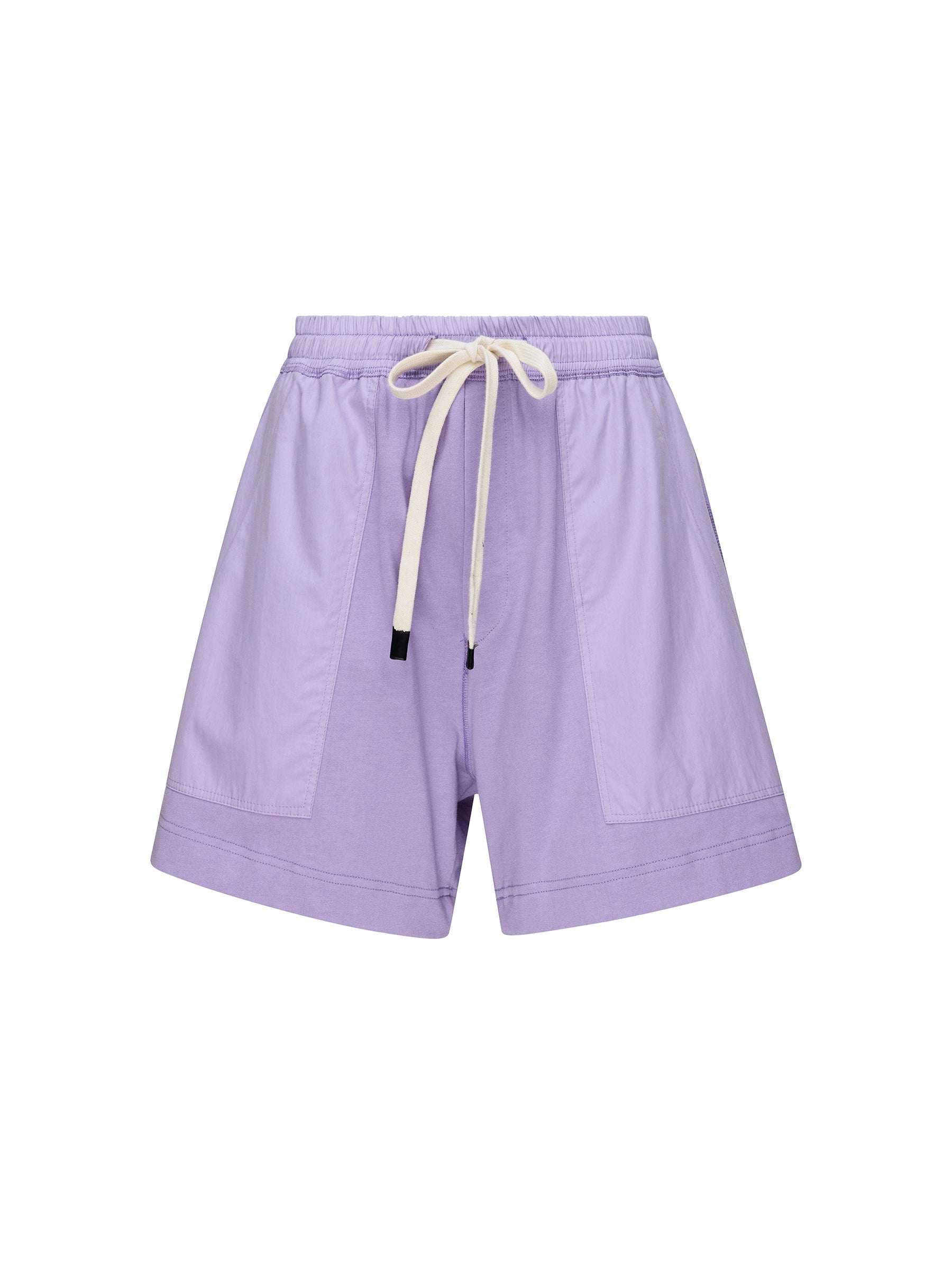 BASSIKE Contrast pocket detail short-lavender