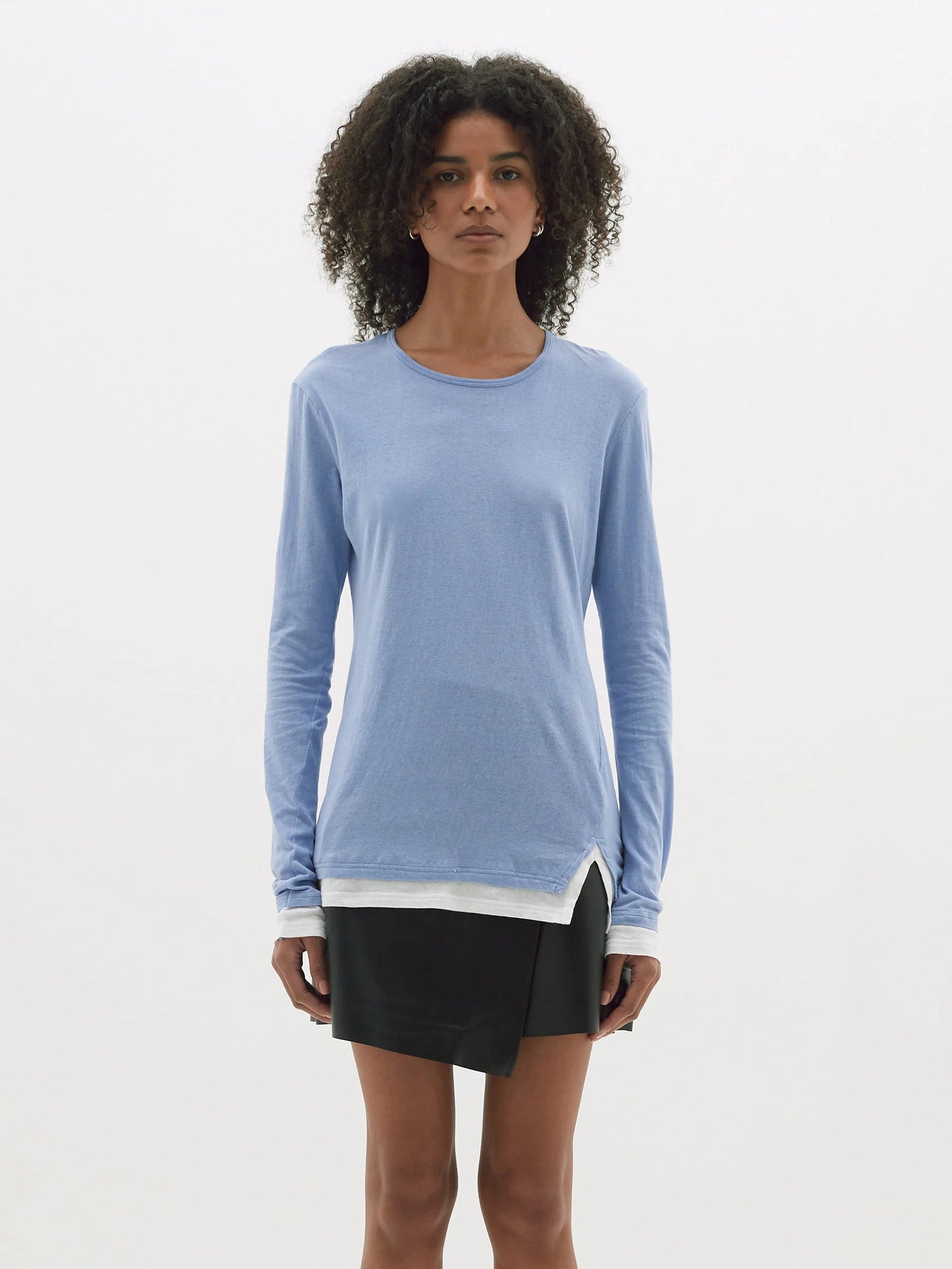 BASSIKE Split Layered T.Shirt