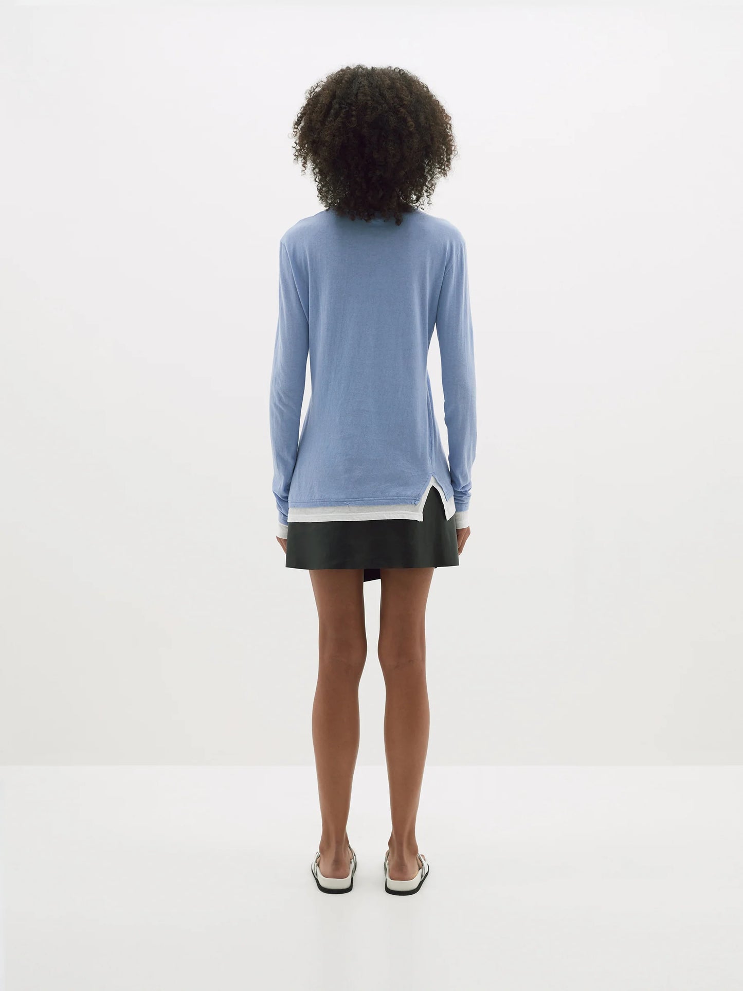 BASSIKE Split Layered T.Shirt