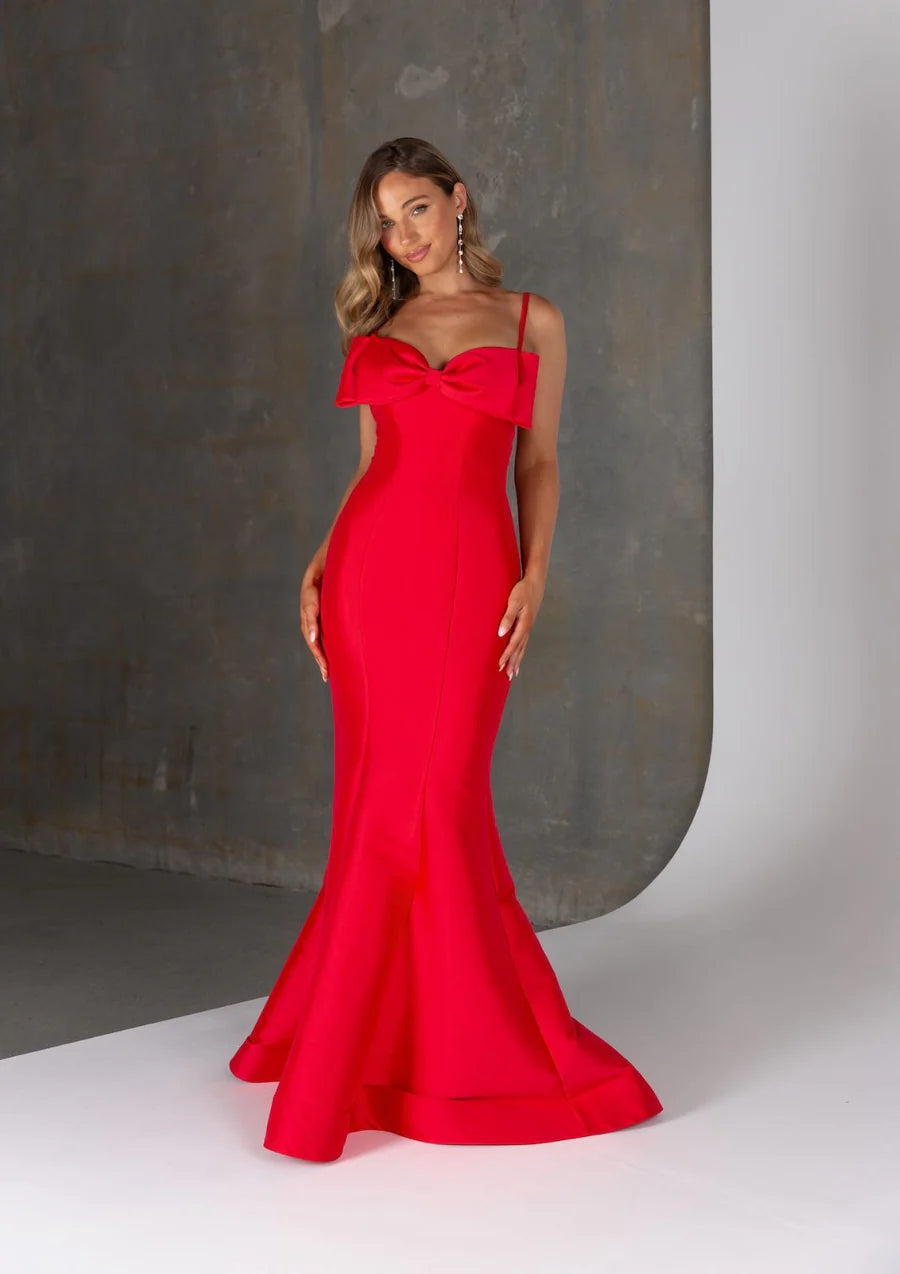 TANIA OLSEN Samira Formal Dress-red