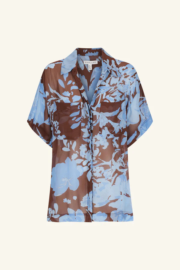 SHONA JOY - Olson Short Sleeve Shirt