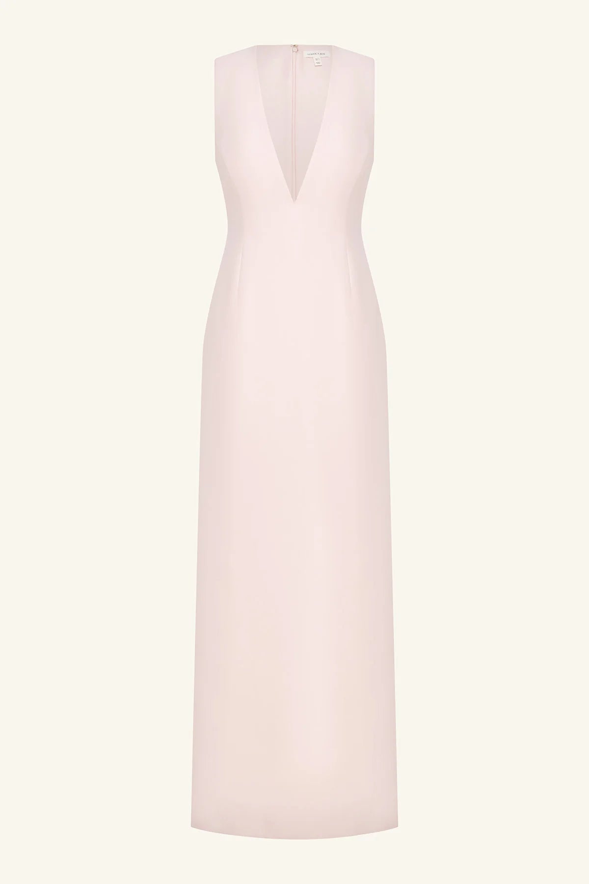 SHONA JOY - Otis Plunged Fitted Maxi Dress in Fairyfloss