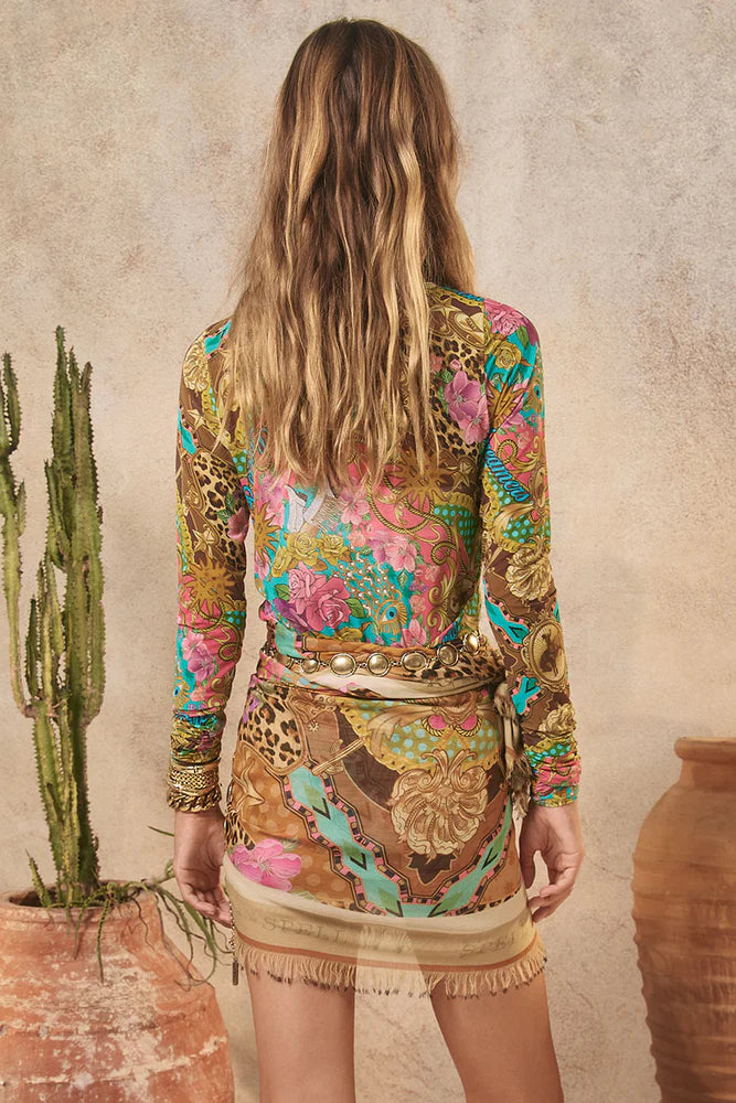SPELL - Lovers & Dreamers Mesh Long Sleeve Top