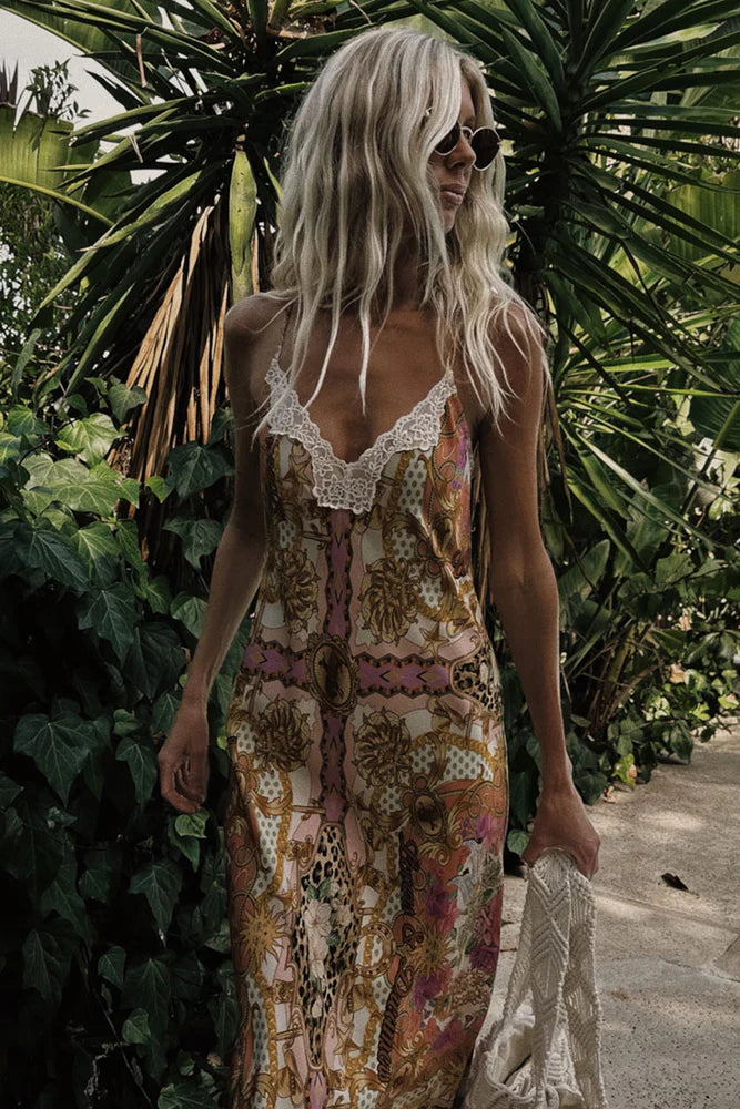 SPELL - Lovers & Dreamers Strappy Maxi Dress