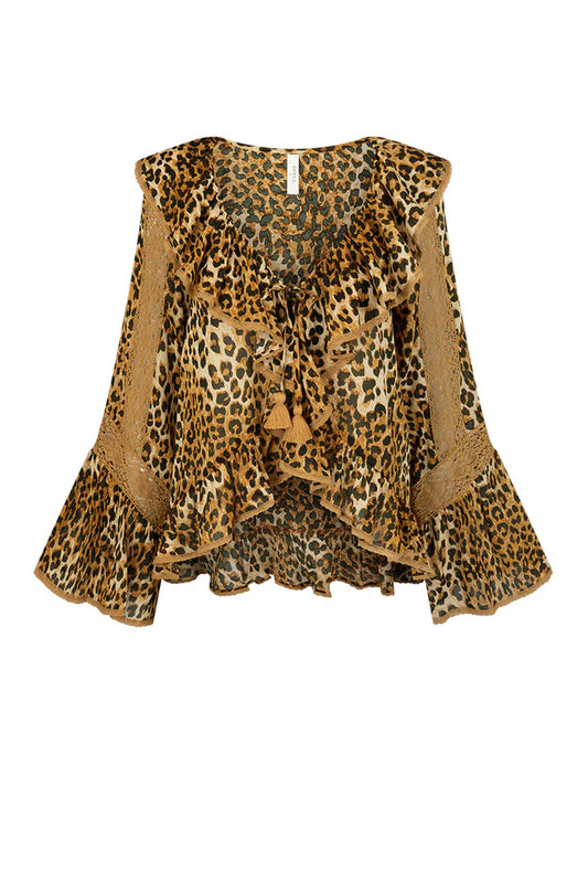 SPELL - Samantha Lace Frill Blouse