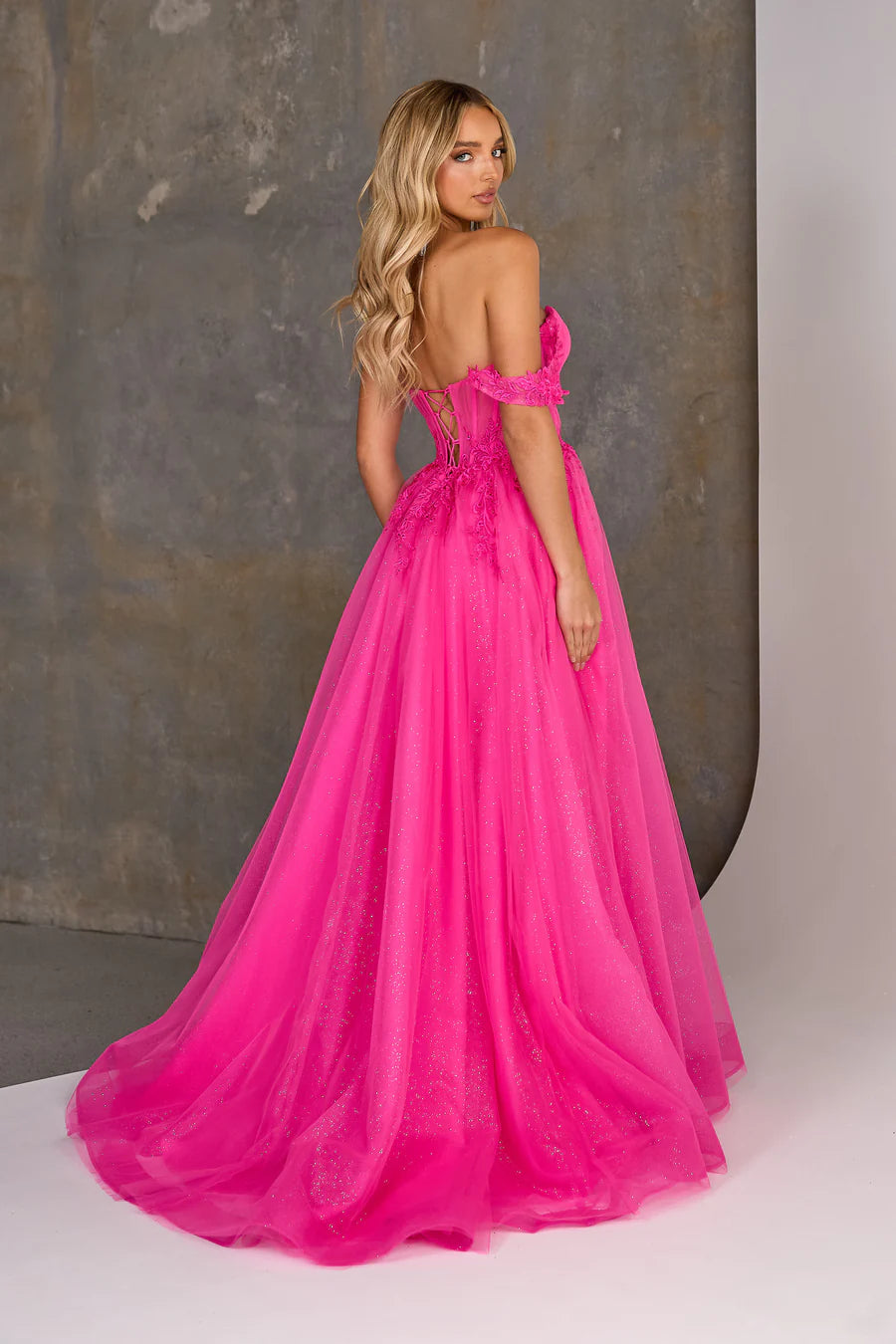 TANIA OLSEN Ardenne Formal Dress-pink candy