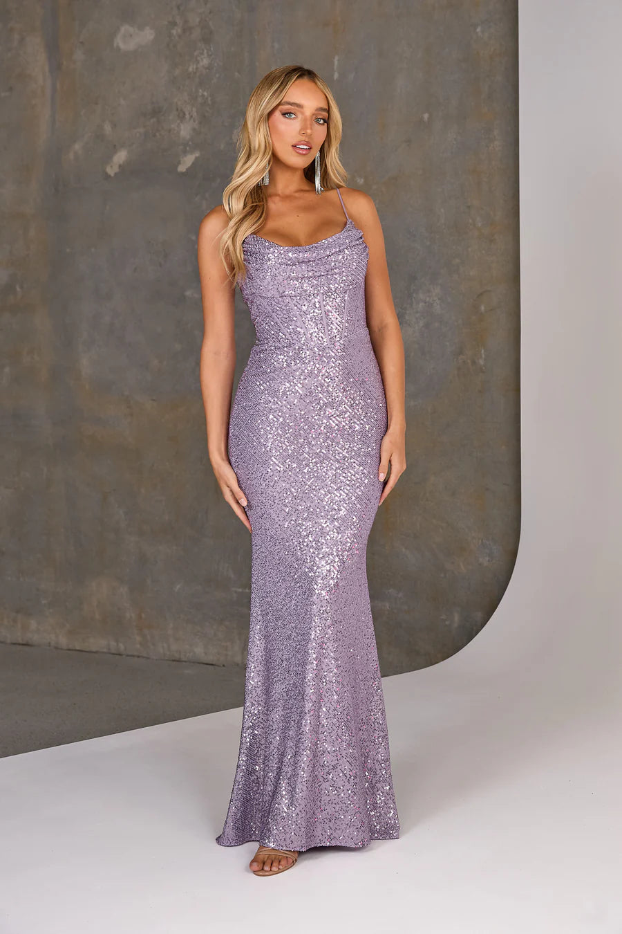TANIA OLSEN Lanvin Formal Dress-lilac