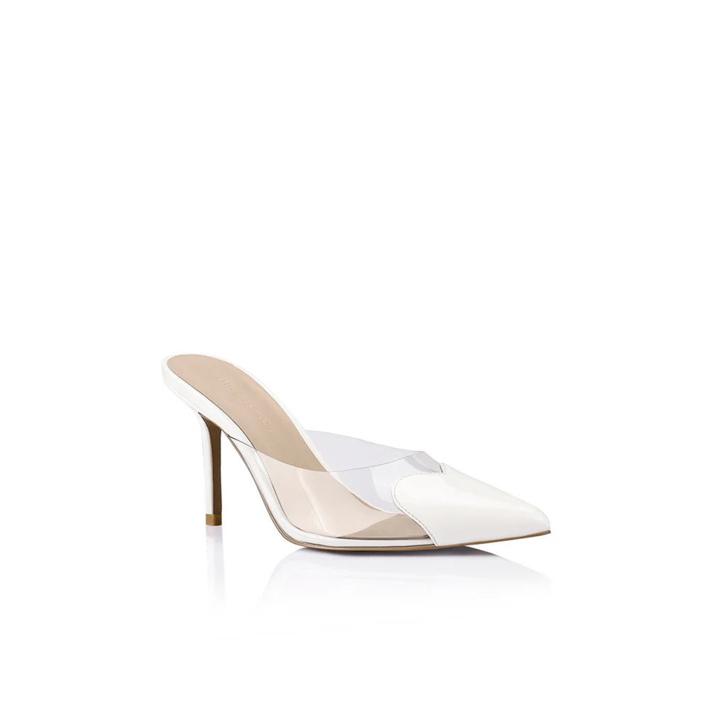 LANA WILKINSON Raquel Stiletto Mule-ivory