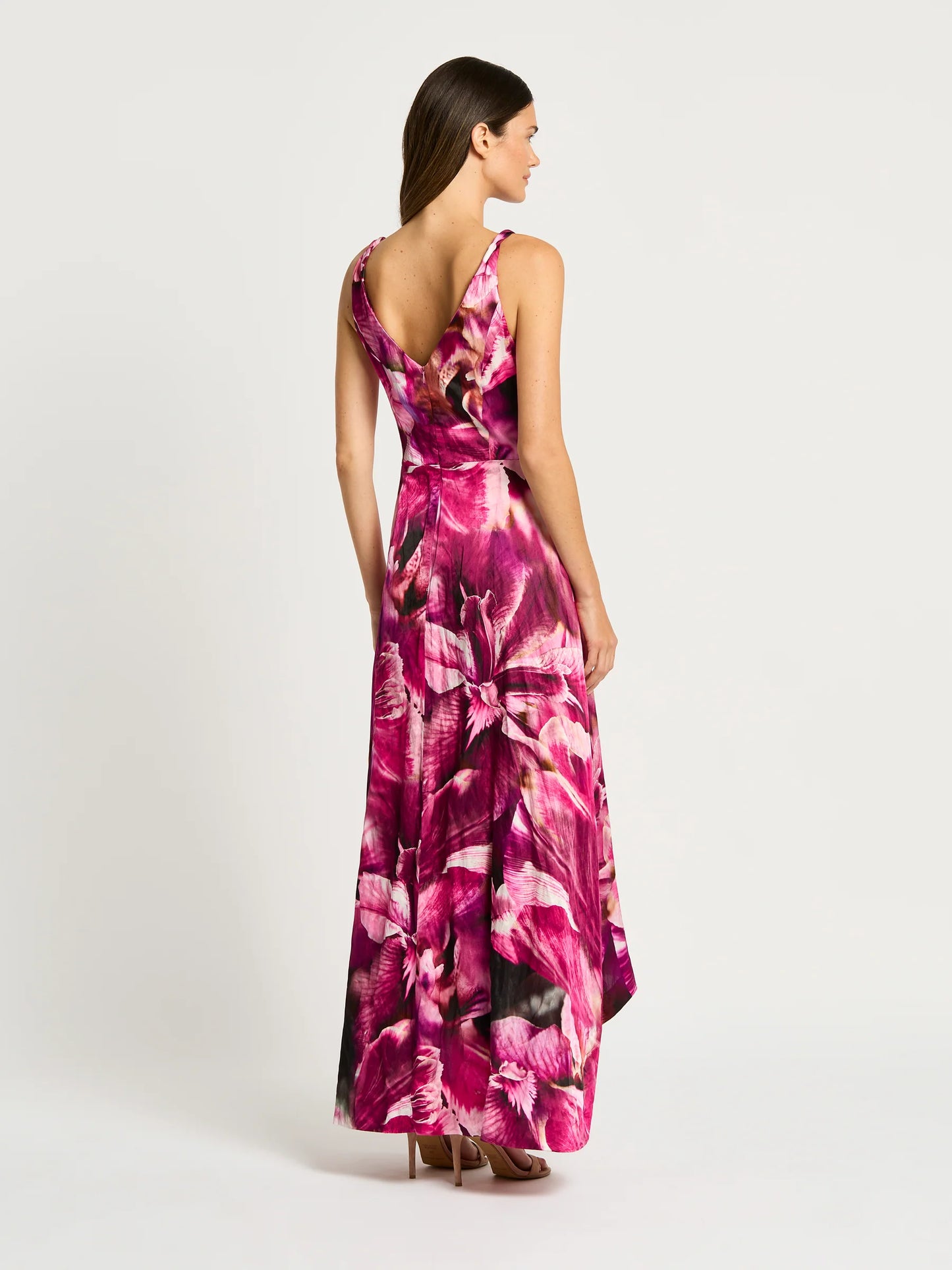 MOSS & SPY - Viola Midi Dress in Pink