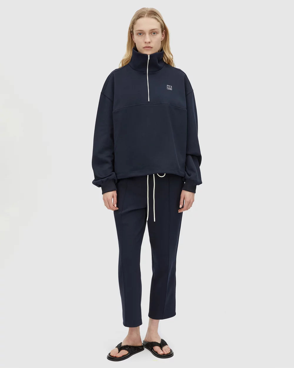 CAMILLA AND MARC - Zylus Sweater in Navy/White