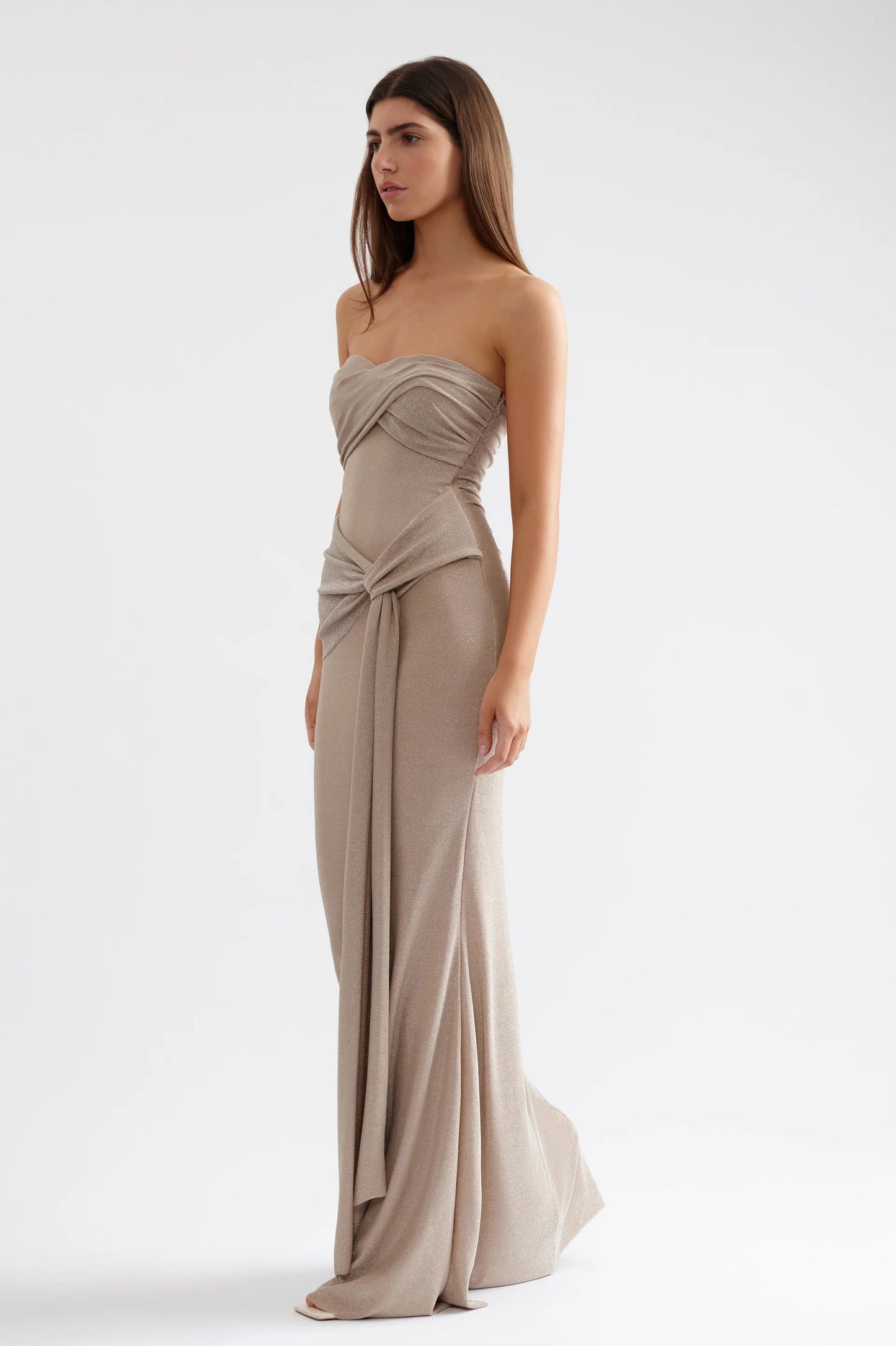 LEXI Tiffany dress-Champagne