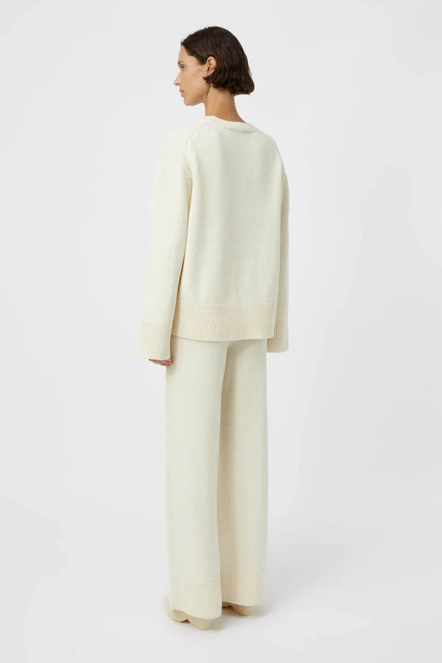 CAMILLA AND MARC Ash Knit Pant-Cream