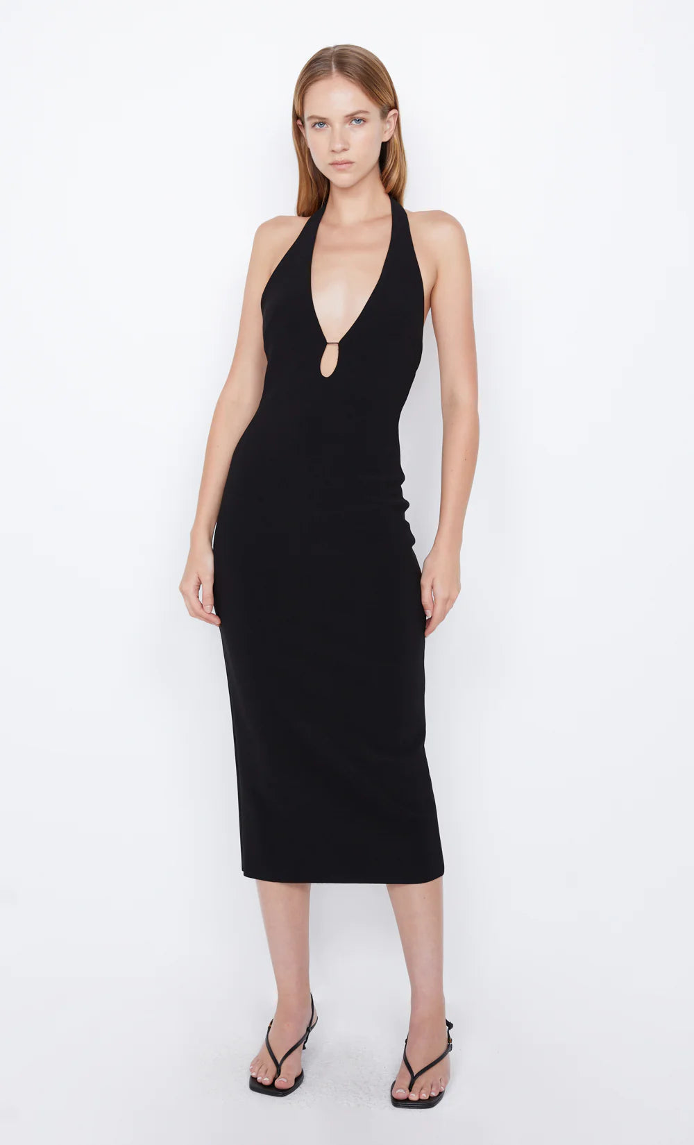 BEC BRIDGE Elvie Halter Midi Dress Danielle Louise Fashion