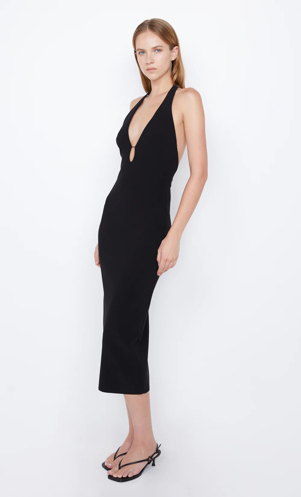 BEC + BRIDGE Elvie Halter Midi Dress