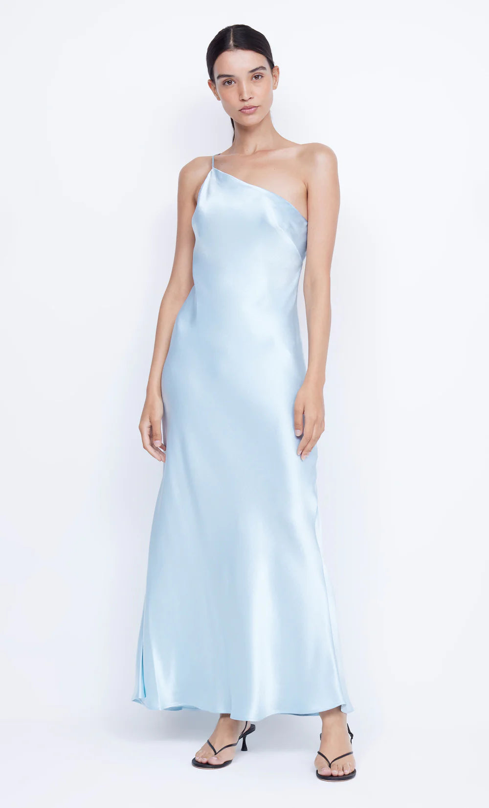 bec and bridge blue one shoulder dress Bec & Bridge Danka Asym Maxi Dress Blue Size 6 & 8