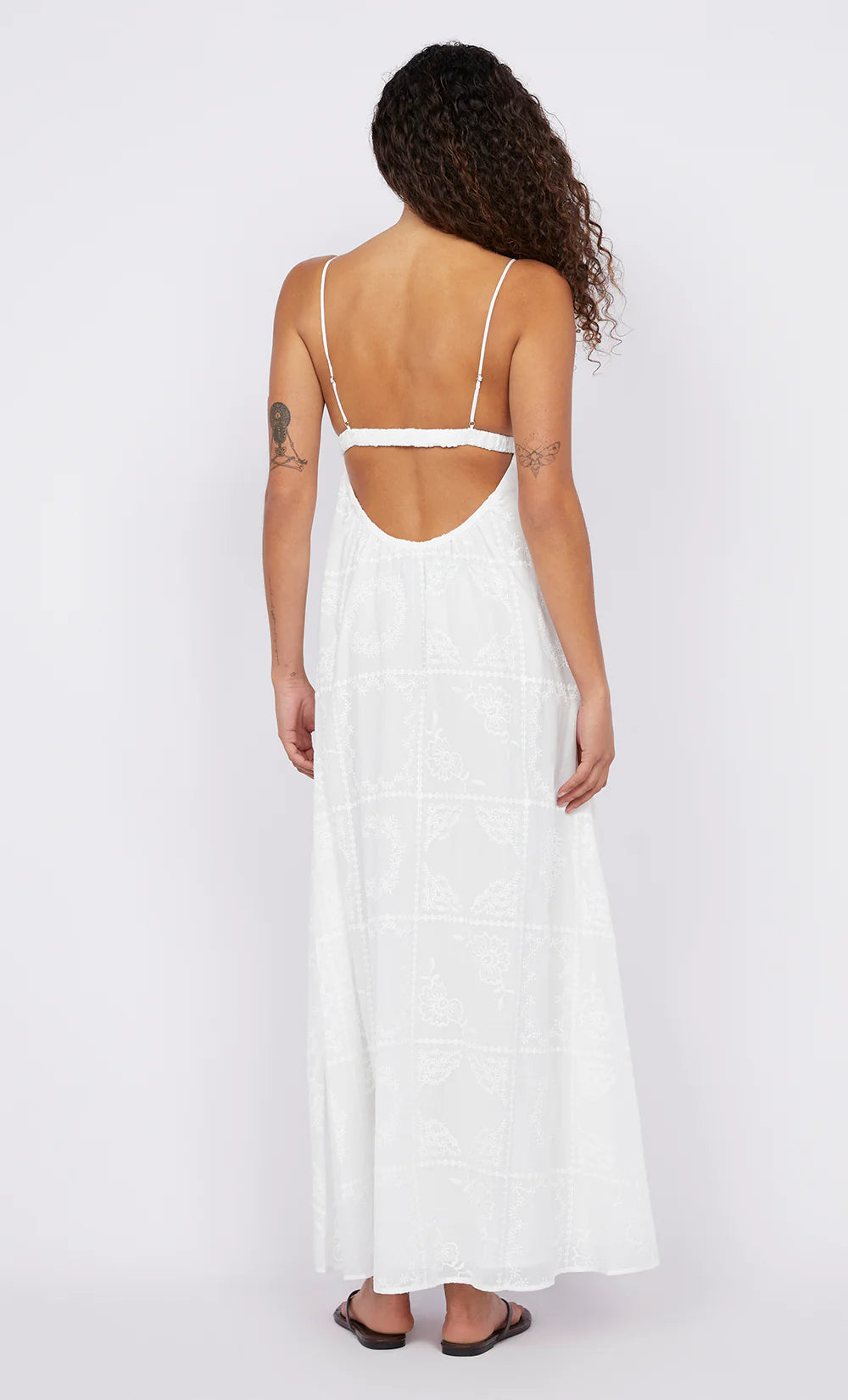 BEC + BRIDGE Zalea Maxi Dress-white