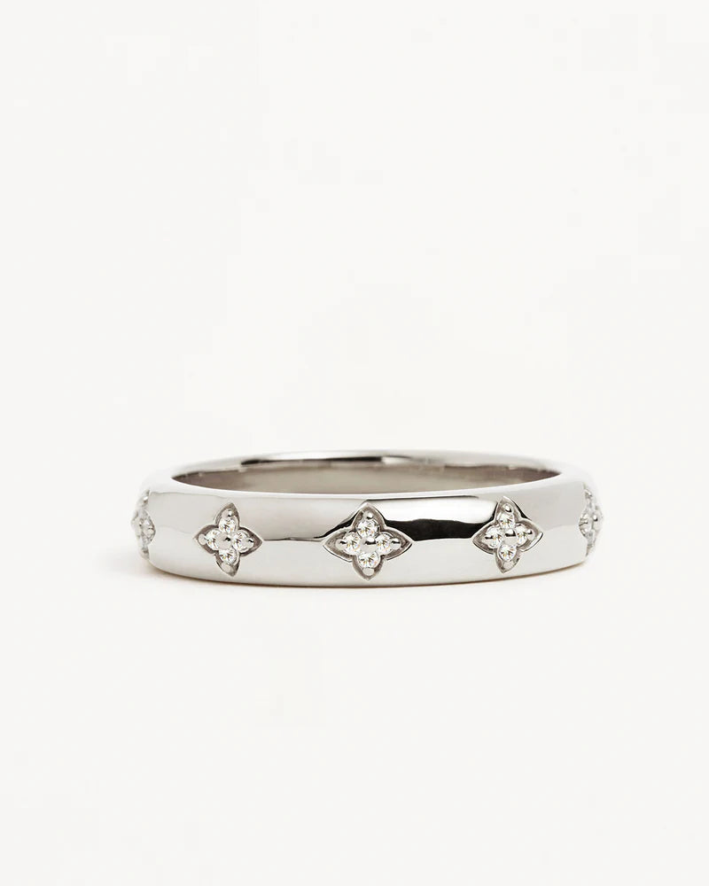 BY CHARLOTTE Bloom With You Ring-silver