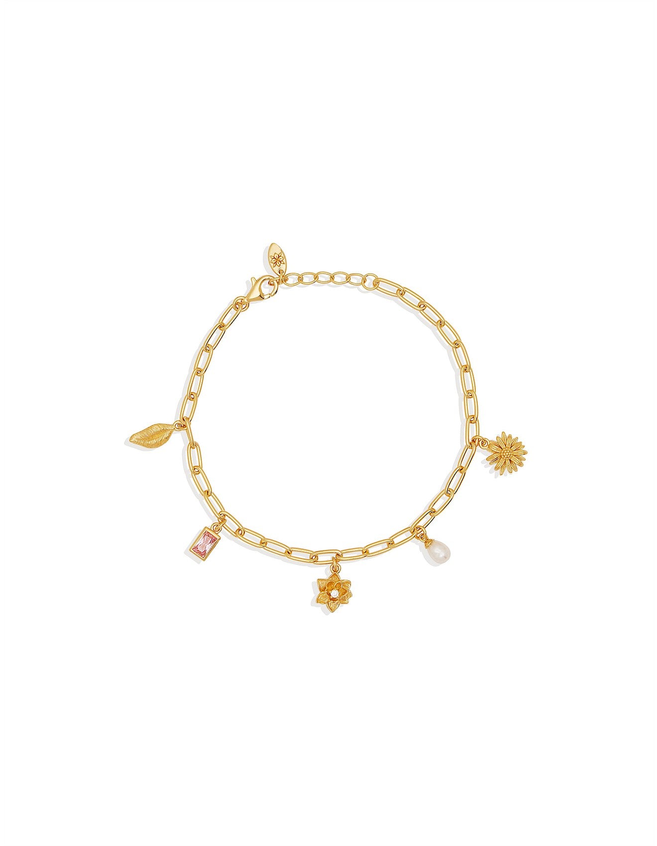 BY CHARLOTTE - Bloom With Grace Bracelet in Gold Vermeil