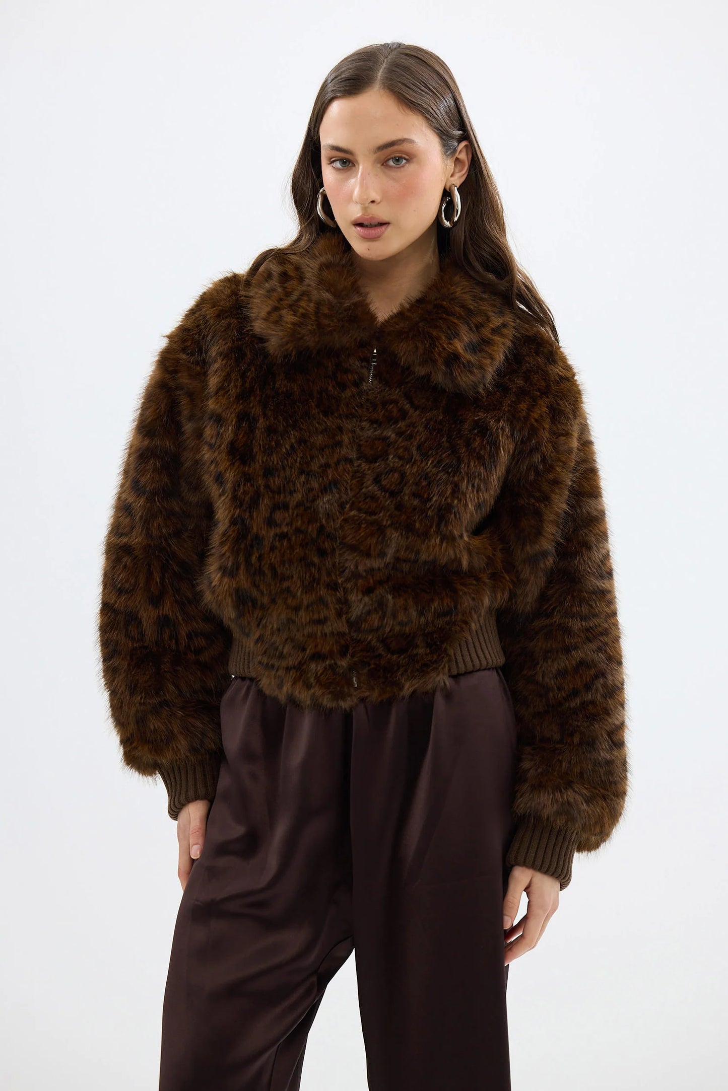 BUBISH - Hailey Faux Bomber Jacket