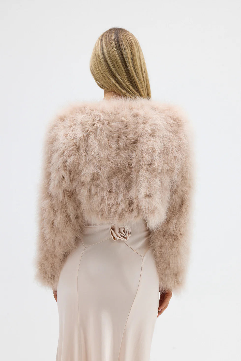BUBISH - Manhattan Crop Jacket - Creme Brulee