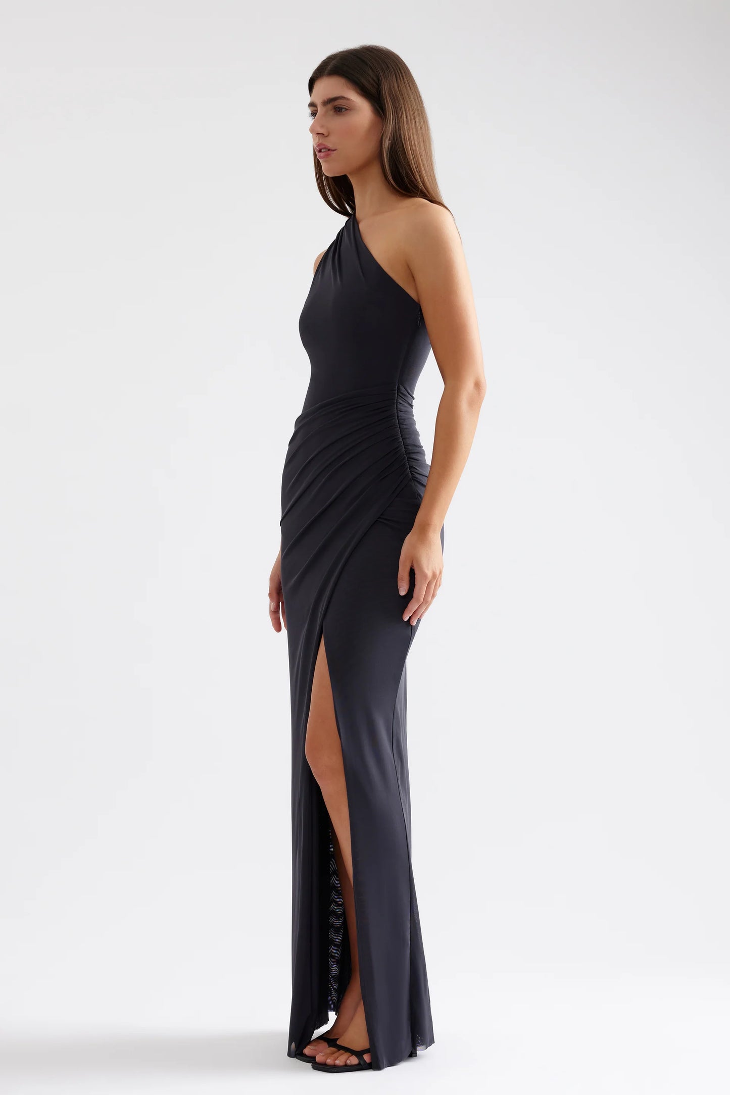 LEXI Viola Dress-charcoal