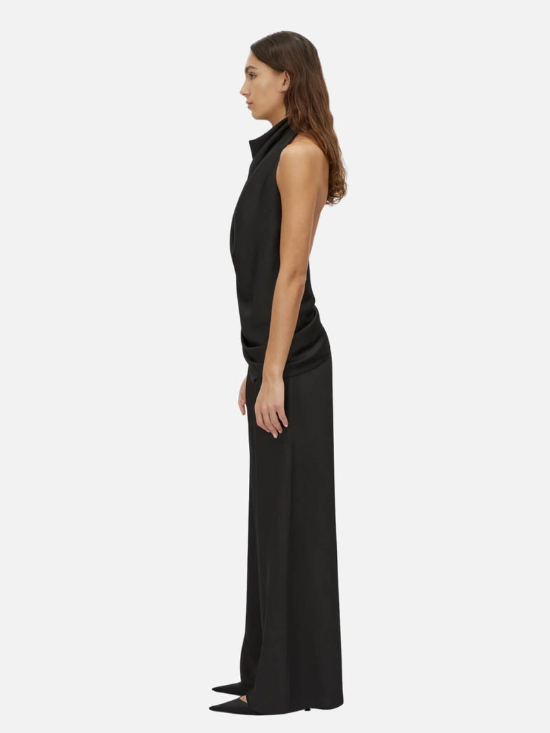 CAMILLA AND MARC - Elowyn wide-leg relaxed pant in black.