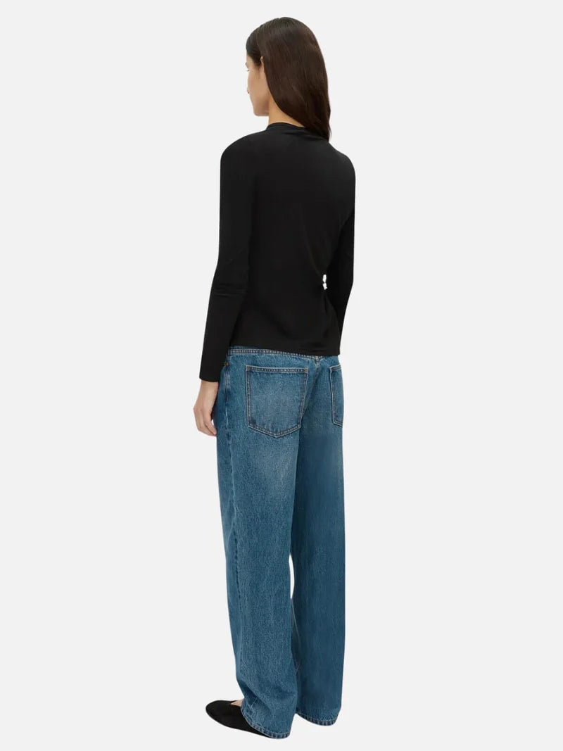 CAMILLA AND MARC - Felton Knot Long Sleeve Top in Black