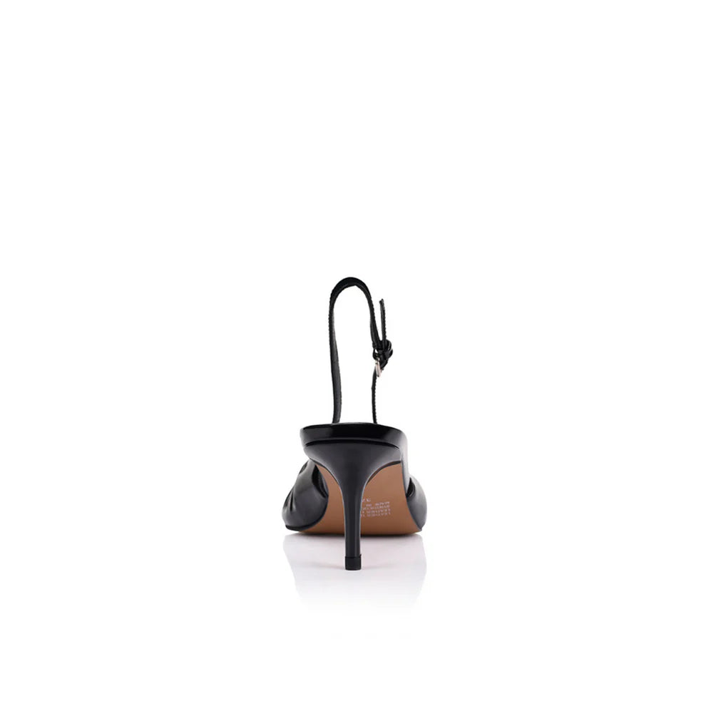 LANA WILKINSON Charlotte Slingback Heel Pump-black