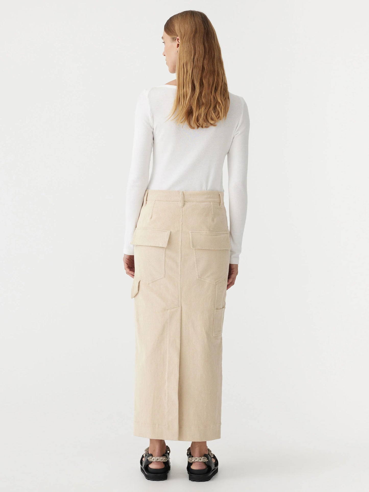 BASSIKE Cord Utility Skirt