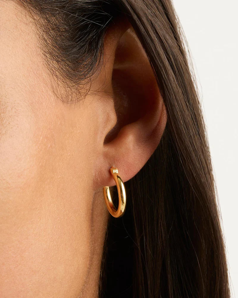 BY CHARLOTTE Gold Sunrise Small Hoops