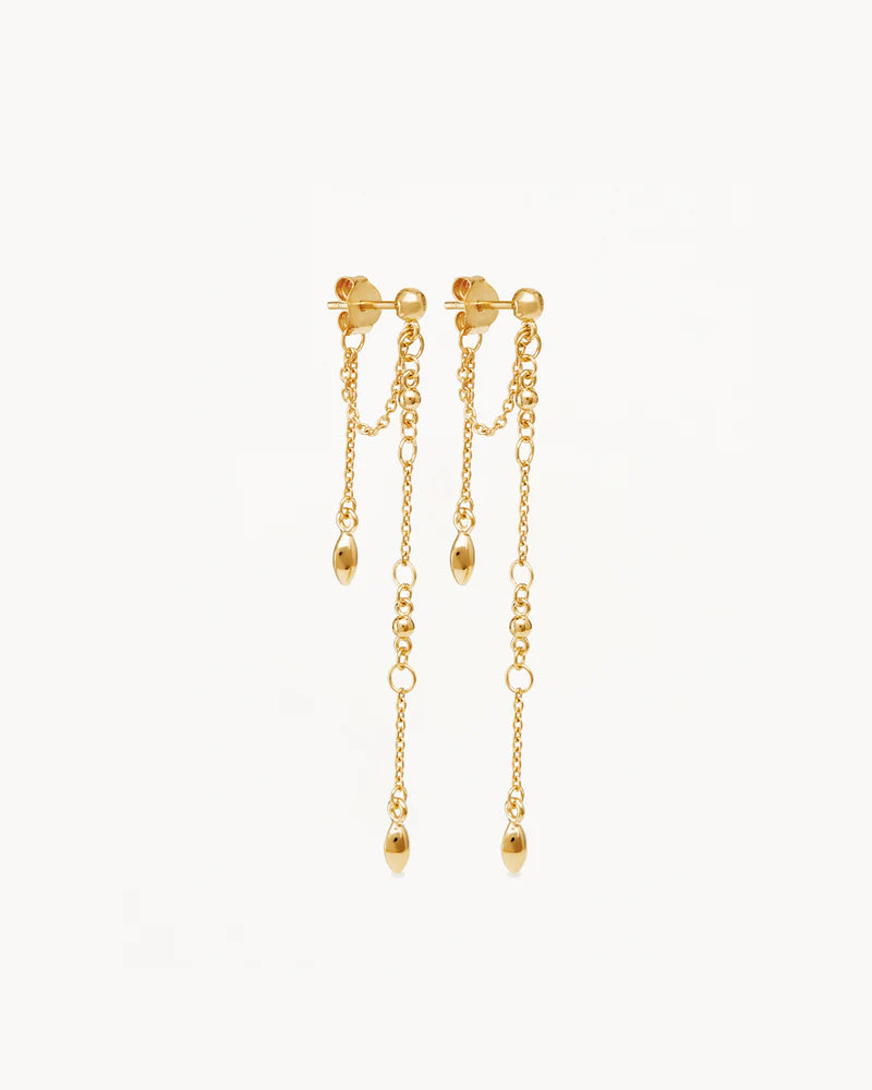 BY CHARLOTTE Luck and Love Chain Earrings