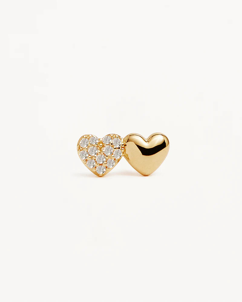BY CHARLOTTE - Always By Your Side Stud Earrings In Gold Vermeil